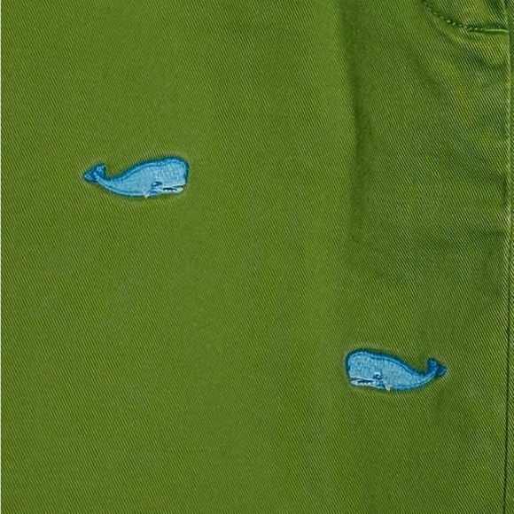 J. Crew size 8 green skirt, whale pattern, cotton, preppy, spring, summer - Picture 2 of 8